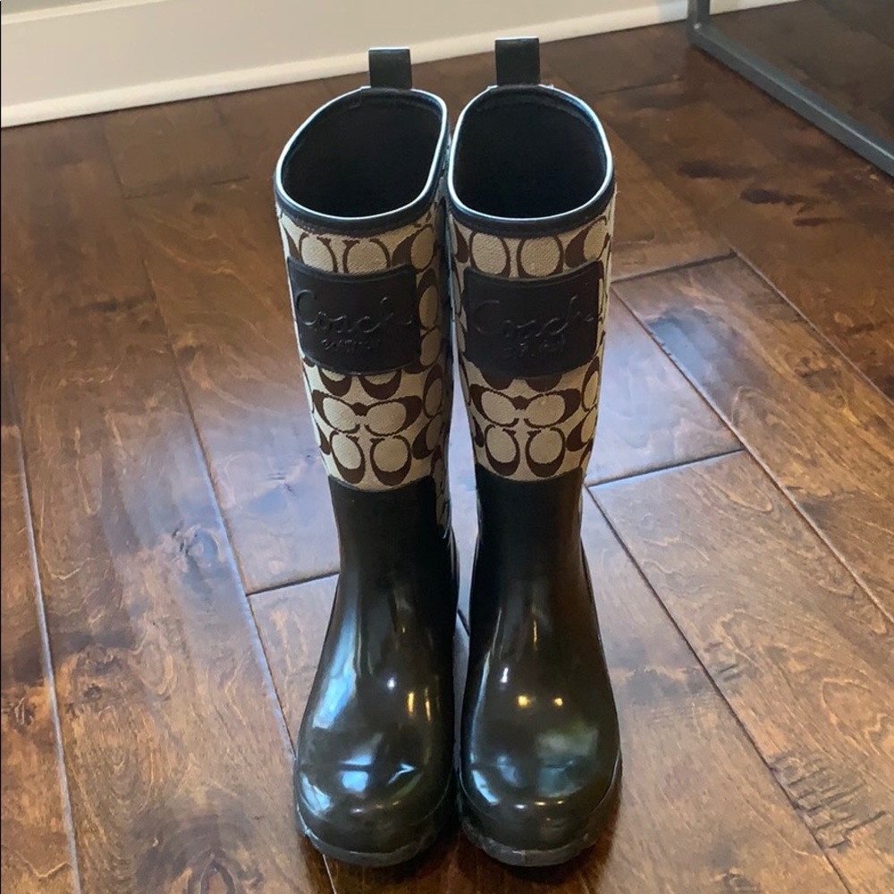 Women’s Coach Rain Boots Size:6